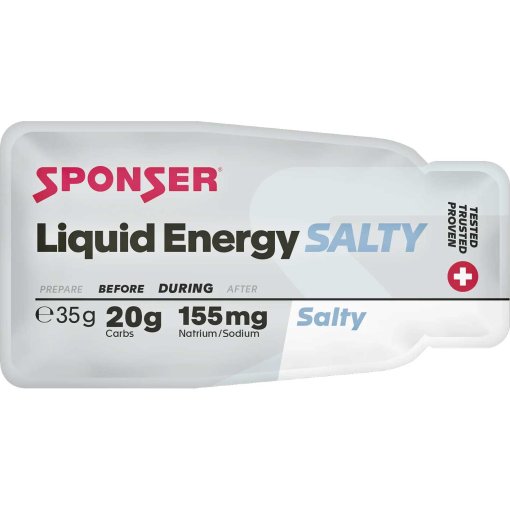 Photo produit de SPONSER Gel de Glucides - Liquid Energy Salty - 35g