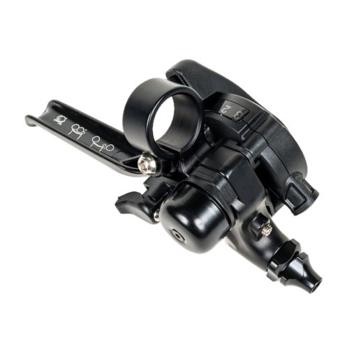 Produktbild von Brompton 3-fach Nabenschaltung-Schalthebel + Bremshebel - rechts - 2017+ - schwarz