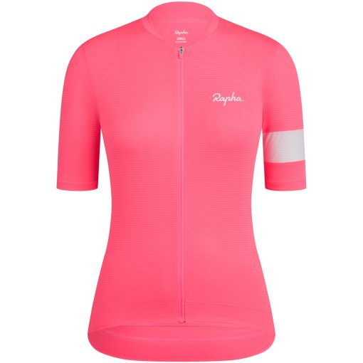 Foto de Rapha Maillot de Manga Corta Mujer - Core Lightweight - high-vis pink/white alyssum