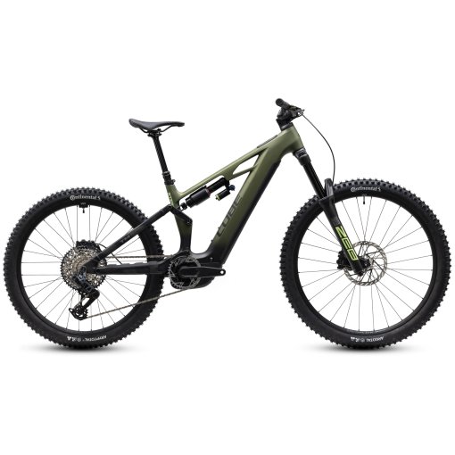 Picture of CUBE STEREO HYBRID ONE77 HPC TM 800 - Carbon Electric Mountainbike - 2027 - M - XL - reedgreen / gills