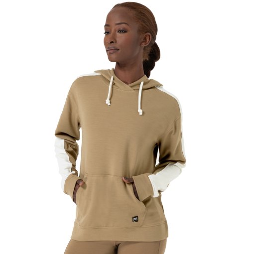 Foto de SUPER.NATURAL Sudadera con Capucha Mujer - Colorado - Oak/Fresh White