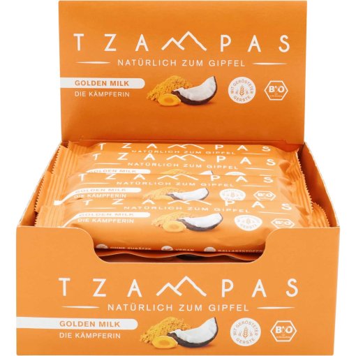 Foto de TZAMPAS Barrita Energética BIO - Golden Milk - 16x40g
