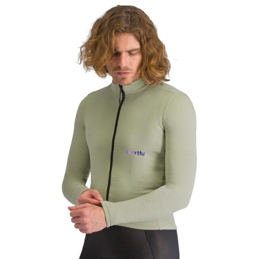 Foto de Sportful Maillot Ciclismo Hombre - Supergiara Wool - 339 Spice Green