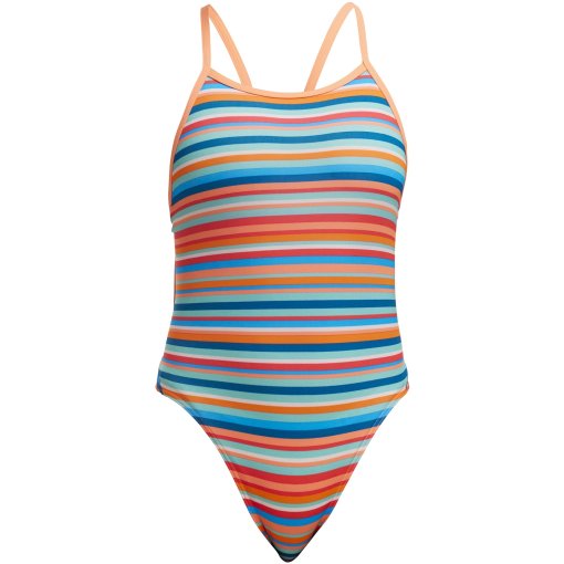 Produktbild von Funkita Single Strap Eco Badeanzug Mädchen - Ripe Stripe