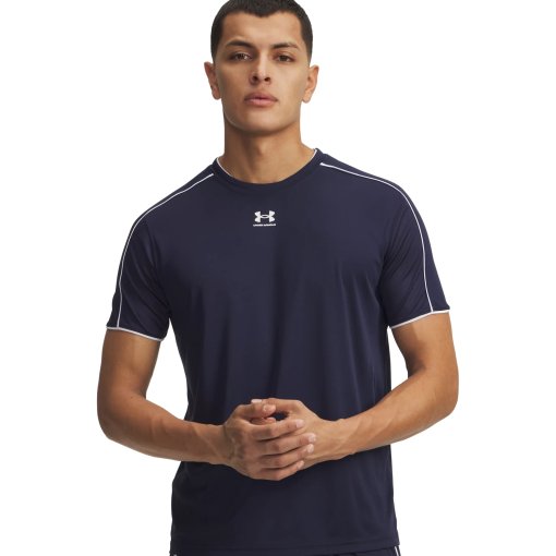 Photo produit de Under Armour Tee-shirt à Manches Courtes Homme - UA Challenger Train - Midnight Navy/White
