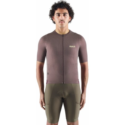Foto de PEdALED Maillot de Manga Corta Hombre - Odyssey Delta - Burgundy