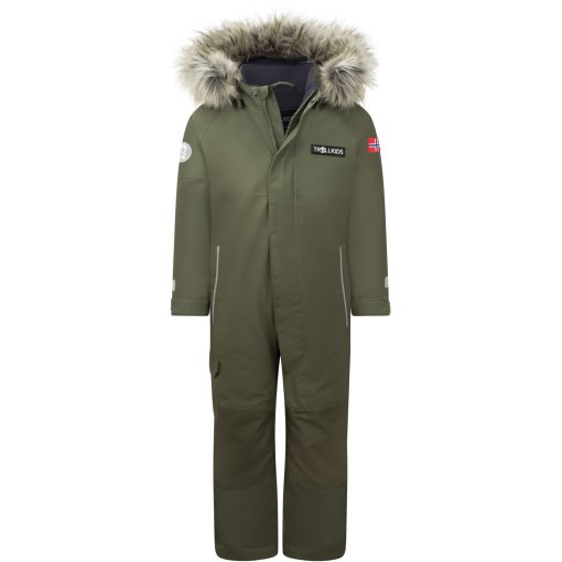 Foto de Trollkids Mono de Esquí Niño - Kirkenes - Dusky Olive/Navy