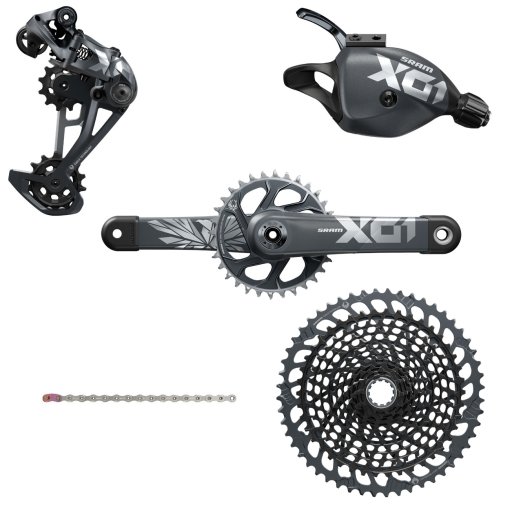 Produktbild von SRAM X01 Eagle Boost Gruppe - 1x12-fach - Trigger-Schalter - 10-52 Z. Kassette - Lunar
