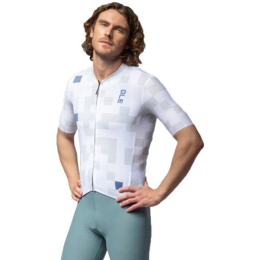 Produktbild von Alé PRAGMA Pixel Kurzarmtrikot Herren - white