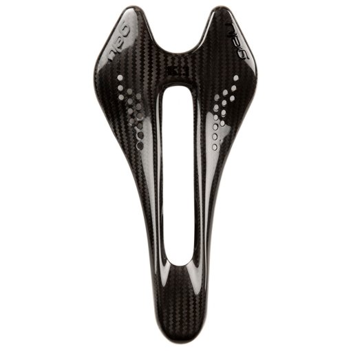 Immagine prodotto da Gelu K3+ Gravel Carbon Saddle with Punctured Top - black Logos