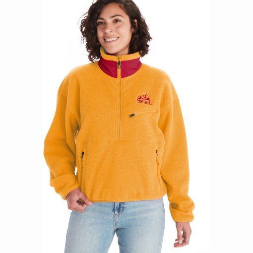 Foto de Marmot Jersey Polar Mujer - 94 E.C.O. Recycled - golden sun/team red