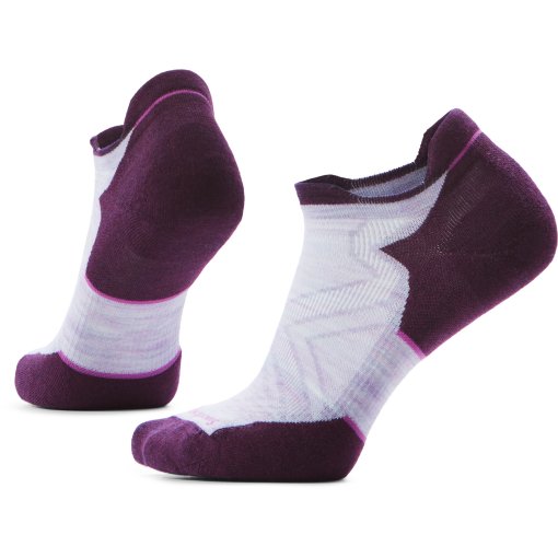 Produktbild von SmartWool Targeted Cushion Low Ankle Laufsocken Damen - Q52 purple/white