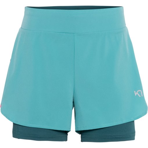 Productfoto van Kari Traa Mija Training 2-in-1 Shorts Dames - lagon
