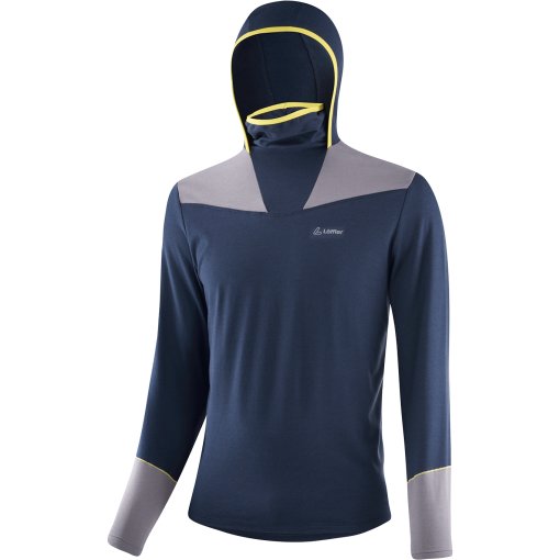 Foto de Löffler Sudadera con Capucha Hombre - Coblo Transtex® - azul oscuro 495