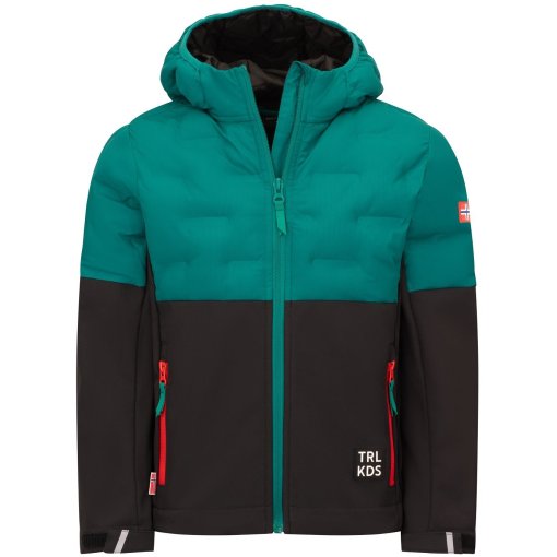 Photo produit de Trollkids Helgeland Vestes pour enfants - Dark Cyan/Black