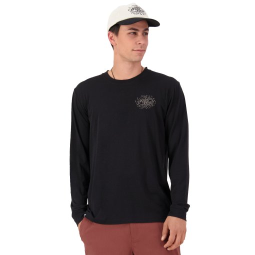 Picture of Mons Royale Icon Merino Long Sleeve Men - black 1356