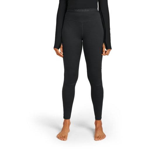 Foto de Icebreaker Calzoncillo Largo Mujer - 125 ZoneKnit™ Merino - Negro