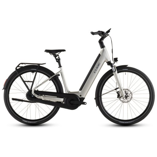 Photo produit de CUBE Vélo Électrique - SUPREME RT HYBRID Comfort EXC 600 - Easy Entry - 2026 - 28“ – champagne / grey