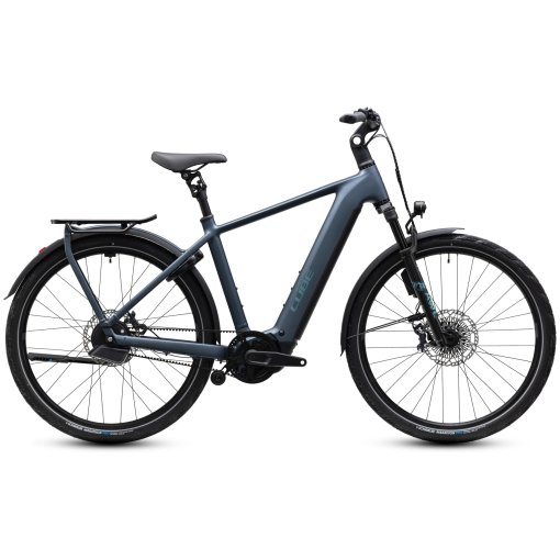 Productfoto van CUBE KATHMANDU HYBRID Deluxe SLX 800 - Elektrische trekkingfiets - 2027 - mineralblue / blue