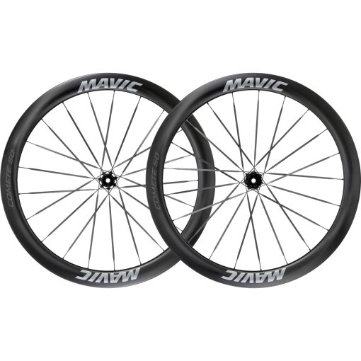 Image of Mavic COMETE 50 CL700 Road Wheelset - 28" | Carbon | UST | Clincher | Centerlock - 12x100mm | 12x142mm - Shimano HG-R