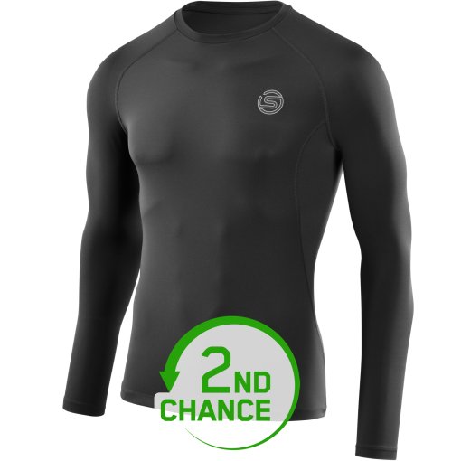 Image of SKINS 2-Series Long Sleeve Top Men - Black - 2nd Choice