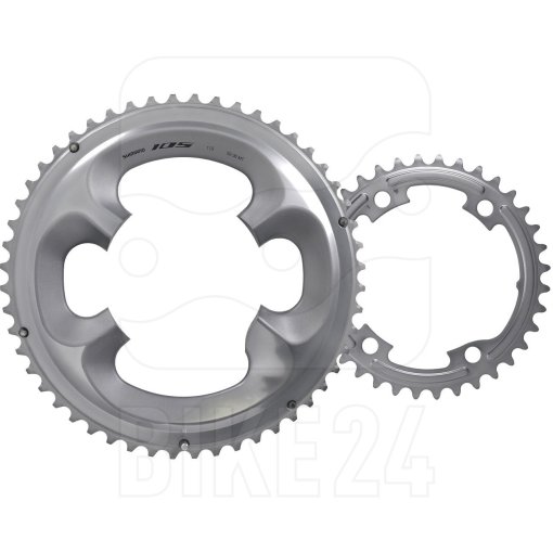 Immagine prodotto da Shimano Corona - 2x11 Velocità | per Guarnitura 105 FC-R7000 - argento
