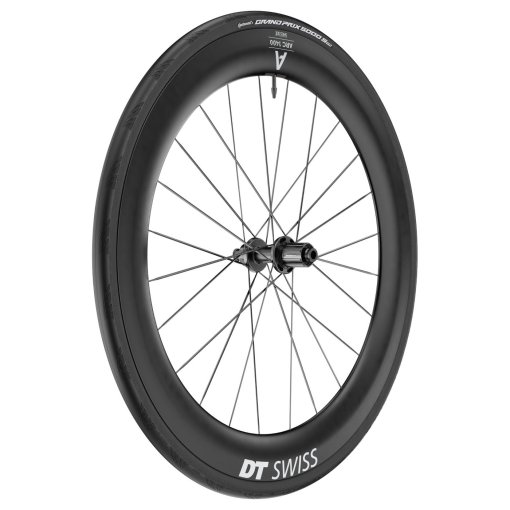 Photo produit de DT Swiss | Continental Système de Roue WTS - Roue Arrière ARC 1400 DICUT 65 + Pneu Pliable GP 5000 S - 28&quot; | 12x142mm - HG-L / XDR
