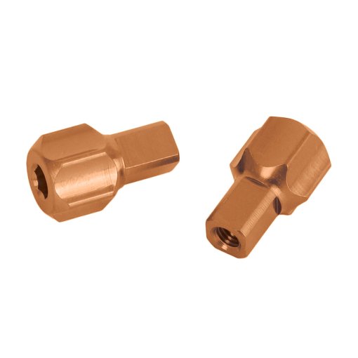 Kuva tuotteesta OAK Components Jarruvivun säätöpultti - Titanium | yhteensopiva SRAM Jarrut | 2 kappale - kupari