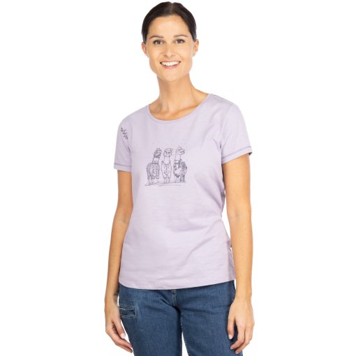 Foto de Chillaz Camiseta Mujer - Gandia Alpaca Gang Winter - violet