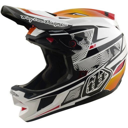 Productfoto van Troy Lee Designs D4 Composite MIPS Helm - Lined Up White