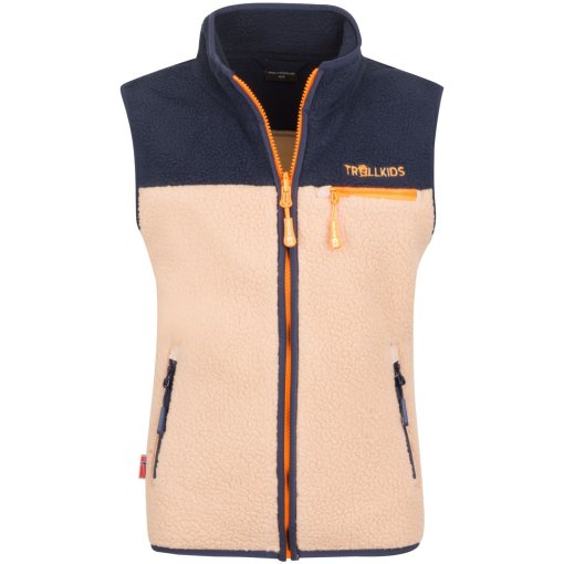 Bild von Trollkids Hemsedal Weste Kinder - Navy/Cashew