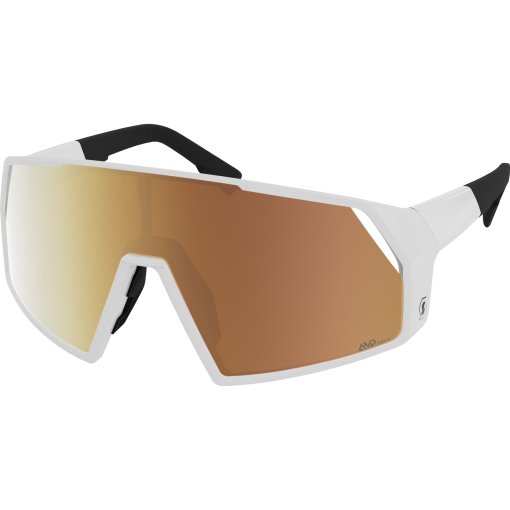 Productfoto van SCOTT Pro Shield Light Sensitive Zonnebril - white matt - AMP LS gold chrome S1-3