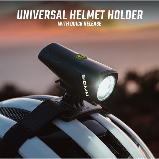 Support éclairage Vélo Sigma – Pour Buster / Aura 100 – Silicone élastique (neuf)