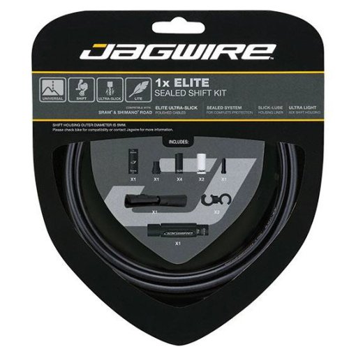 Immagine prodotto da Jagwire Road &amp; Mountain 1X Elite Sealed Shift - Set di Cavo Cambio
