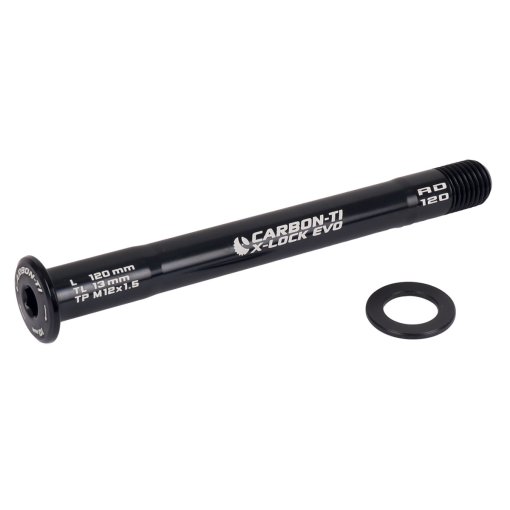 Foto de Carbon-Ti X-Lock EVO Eje pasante - 12x100mm - M12x1.5mm - Longitud 120mm - negro