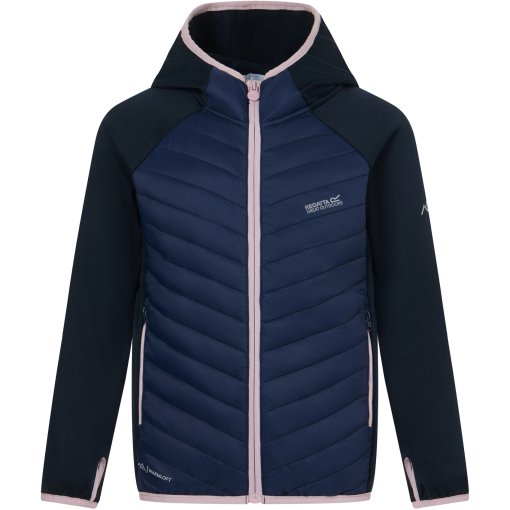 Picture of Regatta Andreson Hybrid Jacket Kids - Navy/Powder Lilac 0RK