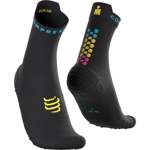 Picture of Compressport Pro Racing Compression Socks v4.0 Run High - Ironman 2026 - black - L2