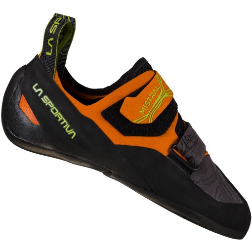 Photo produit de La Sportiva Chaussons Escalade Homme - Mistral - Hawaiian Sun/Lime Punch