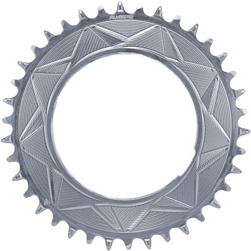 Photo produit de Alugear AERO Plateau vélo - VTT | Thread Mount | 3 mm | 1x 11/12 vitesses | rond - steel