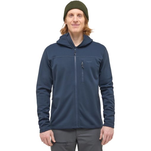 Photo produit de Haglöfs Rosson Mid Hood Veste pour hommes - tarn blue 3N5