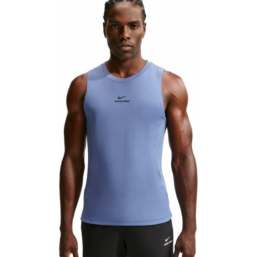 Photo produit de Nike Pro Dri-FIT Débardeur de sport pour hommes - indigo storm/black IF2805-459