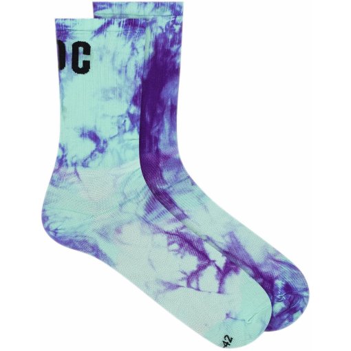 Photo produit de Café du Cycliste x Topologie Chaussettes - Tie Dye - mint/purple