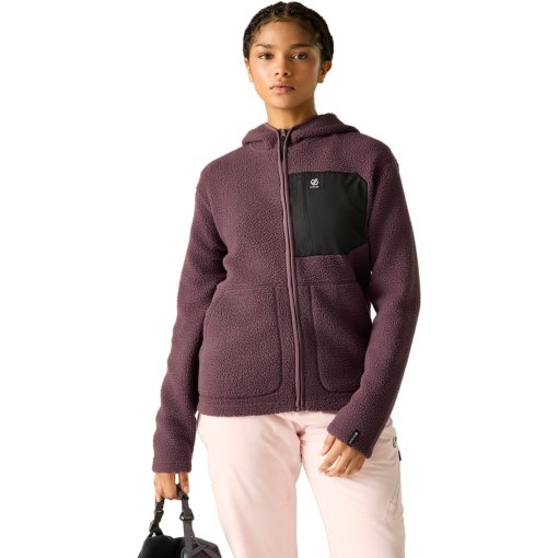Foto de Dare 2b Firn Hooded Borg Chaqueta de mujer - ZGQ Huckleberry
