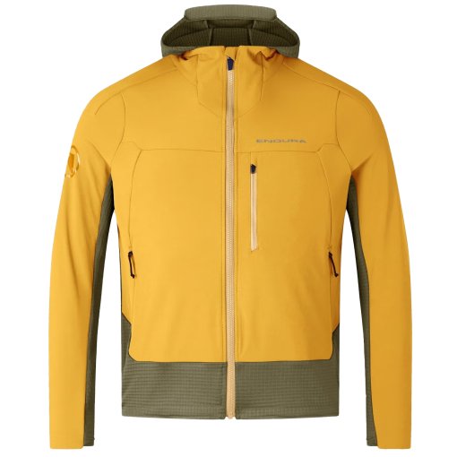 Foto de Endura Chaqueta con Capucha Térmico Hombre - MT500 Polartec - yellow mustard