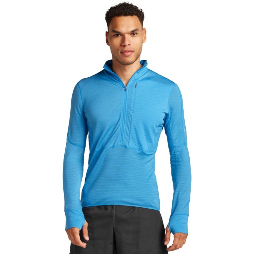 Immagine prodotto da Icebreaker Pullover Uomo - Merino 200 Realfleece™ Descender Half Zip - Arctic