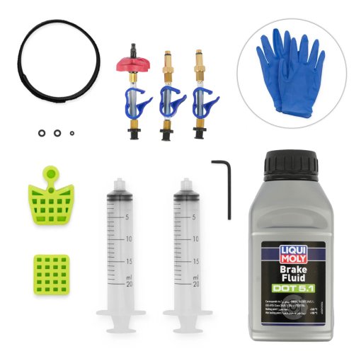 Photo produit de BLEEDKIT.COM Ultimate DOT 5.1 Kit de purge pour freins hydrauliques SRAM