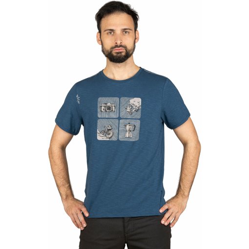 Photo produit de Chillaz T-Shirt Homme - Innsbruck Exploring The Outdoors - dark blue