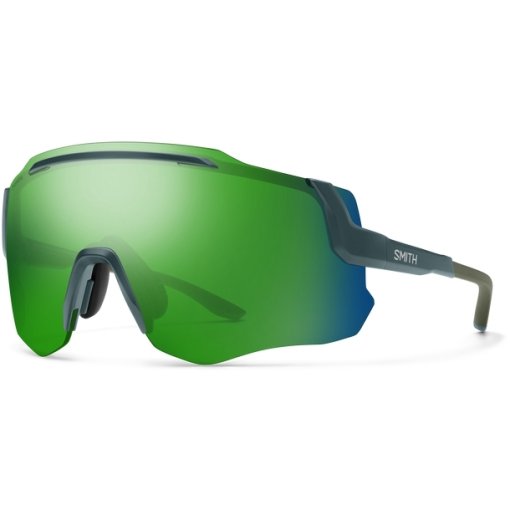 Produktbild von Smith Momentum Brille - Matte Stone/Moss - ChromaPop Green Mirror | Clear