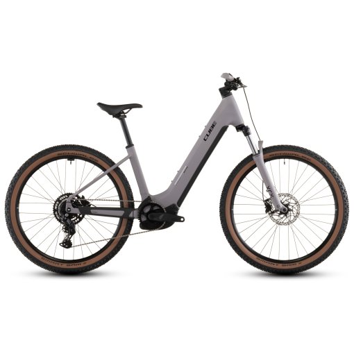 Slika izdelka CUBE REACTION HYBRID Performance 600 - Easy Entry - Electric Mountain Bike - 2026 - plumgrey / black