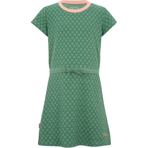 Produktbild von Trollkids Noresund Kleid Mädchen - leaf green/dahlia